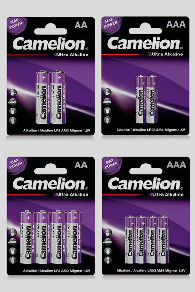 Camelion Ultra Alkaline: новая серия щелочных батареек